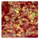  Dipon 3d effekt pigment - narancs konfetti (4mm) -  (5 gr)