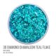  Dipon 3d effekt pigment - türkiz konfetti (4mm) -  (5 gr)