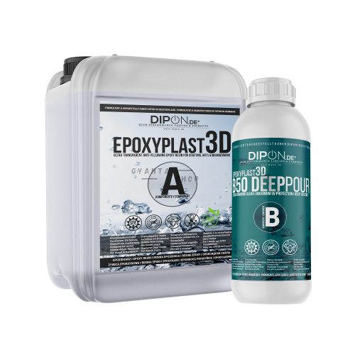  (5cm-ig) Dipon 3D B50 műgyanta - 3 kg