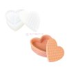Silicone mold - Heart-shaped box with lid