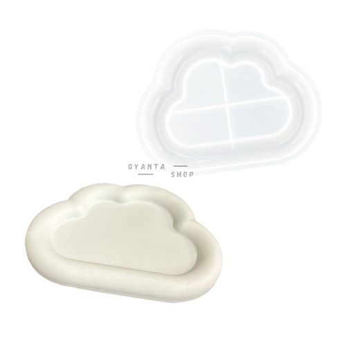Silicone mold - Cloud shaped tray